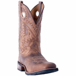 Laredo Men's Distressed Tan Kane Square Toe Western Boots 7812