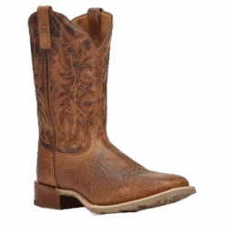 Laredo Men's Rancher Rust Stockman Square Toe Western Boots 7835