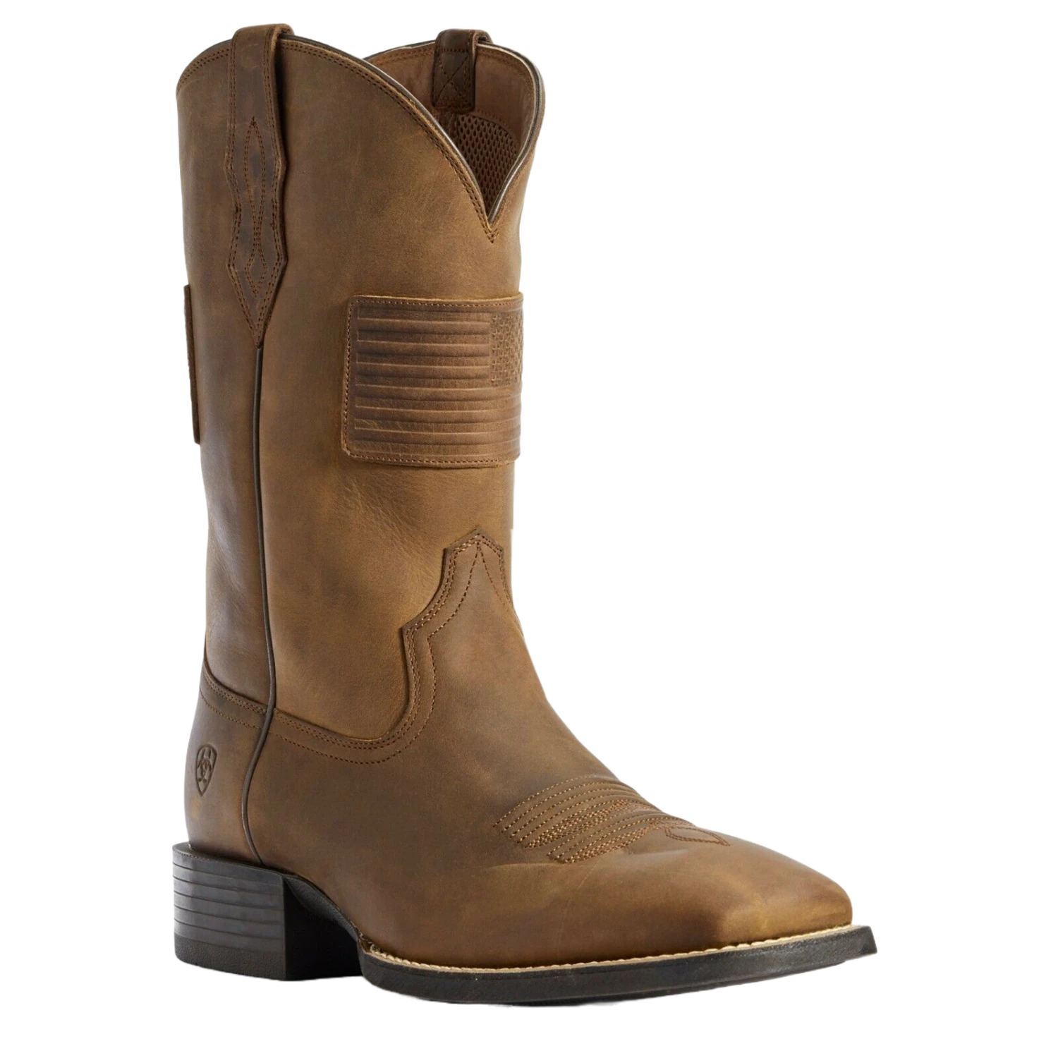 Ariat® Men's Distressed Tan Patriot II Boots 10031444 1 Ariat® Men's Distressed Tan Patriot II Boots 10031444
