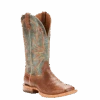 Ariat® Men's Range Boss Diamondback Tan & Cool Blue Boots 10025114