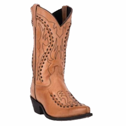 Laredo Men’s Antique Tan Laramie Buckstitch Boots 68432