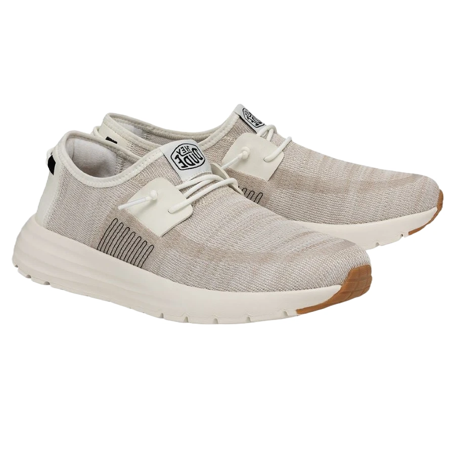 Hey Dude® Men's Sirocco White Slip On Shoes 40140-100 1 Hey Dude® Men's Sirocco White Slip On Shoes 40140-100