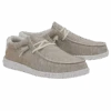 Hey Dude Men's Wally Stitch Dirt Road Beige Slip On Shoes 40021-2Z7