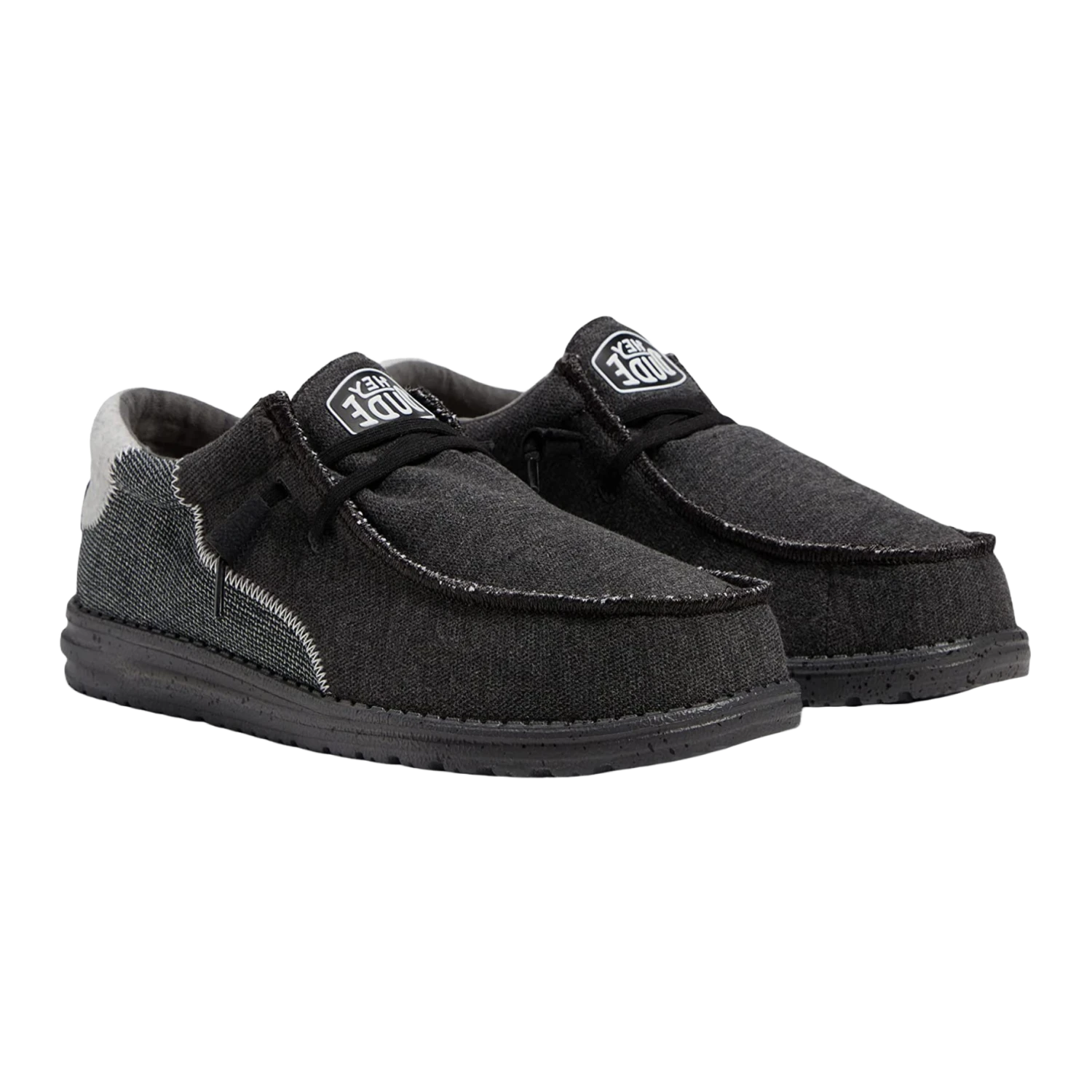 Hey Dude® Men's Wally Stitch Harlequin Grey Slip On Shoes 40021-0XC 1 Hey Dude® Men's Wally Stitch Harlequin Grey Slip On Shoes 40021-0XC