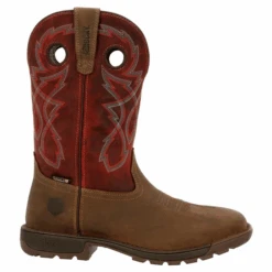 Rocky® Men's Legacy 32 Tan & Red Waterproof Steel Toe Boots RKW0341 -Ariat Boot Shop RKW0341 6