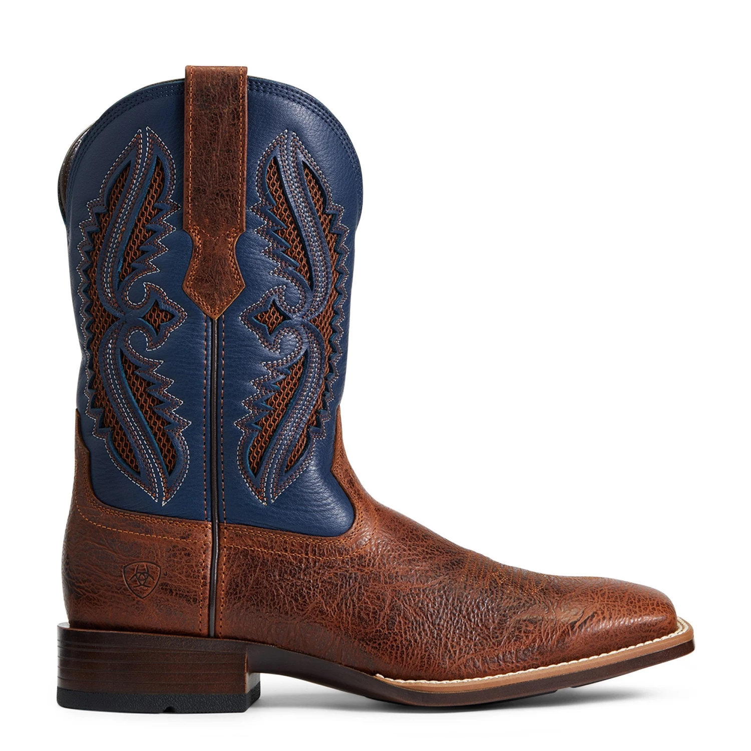 Ariat® Men's VentTEK™ 360° Rowder Tan & Blue Boots 10040238 3 Ariat® Men's VentTEK™ 360° Rowder Tan & Blue Boots 10040238 - Image 3