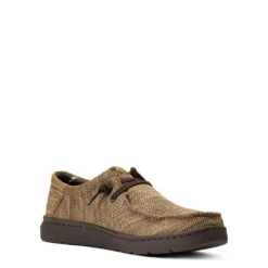 Ariat Men's Hilo Stretch Lace Heather Tan Sip On Shoes 10040444 -Ariat Boot Shop S22 MNS WEST 10040444 medial