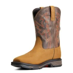 Ariat Men's Workhog® XT Waterproof Soft Toe Work Boots 10038921 -Ariat Boot Shop S22 MNS WORK 10038921 medial