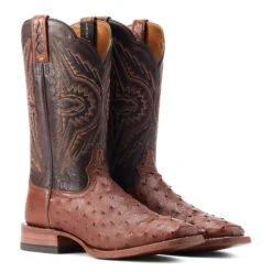 Ariat Men's Broncy Cinnamon Full QuillDark Auburn Western Boots 10044576 13 Ariat Men's Broncy Cinnamon Full QuillDark Auburn Western Boots 10044576 -Ariat Boot Shop S23 MNS WEST 10044576 pair