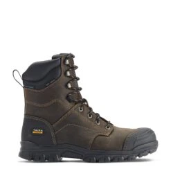 Ariat Men's Treadfast 8" Dark Brown Waterproof Steel Toe Work Boots 10042496 -Ariat Boot Shop S23 MNS WORK 10042496 side11
