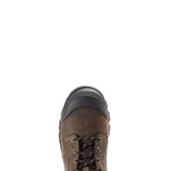 Ariat Men's Treadfast 8" Dark Brown Waterproof Steel Toe Work Boots 10042496 -Ariat Boot Shop S23 MNS WORK 10042496 toe
