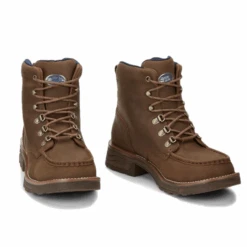 Tony Lama® Men's Conductor 6" Brown Composite Moc Toe Boots TW3410 -Ariat Boot Shop TW3410a