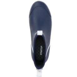 XTRATUF Men's Wheelhouse 6" Navy Rubber Ankle Deck Boots XMW-201 -Ariat Boot Shop XMW 201 top