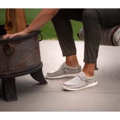 Hey Dude Men's Wally Sox Ash Shoes 110353500 11 Hey Dude Men's Wally Sox Ash Shoes 110353500 -Ariat Boot Shop adfadfadf