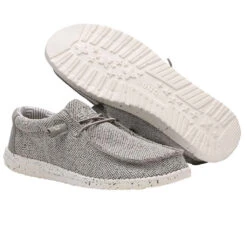 Hey Dude Men's Wally Sox Ash Shoes 110353500 9 Hey Dude Men's Wally Sox Ash Shoes 110353500 -Ariat Boot Shop ash2