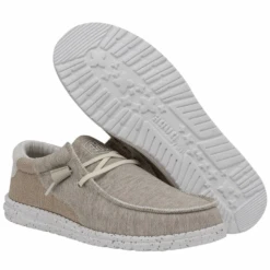 Hey Dude Men's Wally Stitch Dirt Road Beige Slip On Shoes 40021-2Z7 -Ariat Boot Shop dirtroad