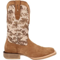 Durango Men's Digital Camo Pattern 12" Western Brown Boots DDB0395 -Ariat Boot Shop tfkghf
